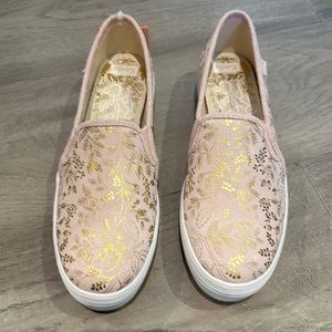 Keds + Rifle Paper slip on sneakers. New with tags.